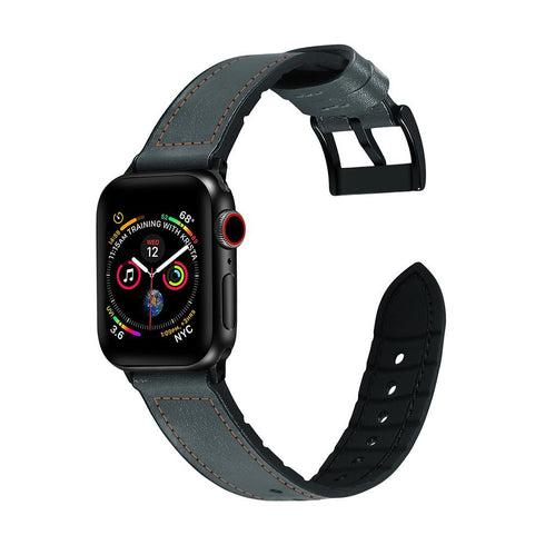 JCPal Gentry Leather Watch Band for Apple Watch 42/44/45mm